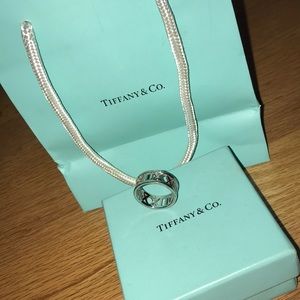 Tiffany & Co. Atlas Open Sterling Silver Ring sz7